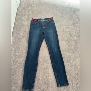 CAbi Simone High Rise Button-fly Skinny Jeans